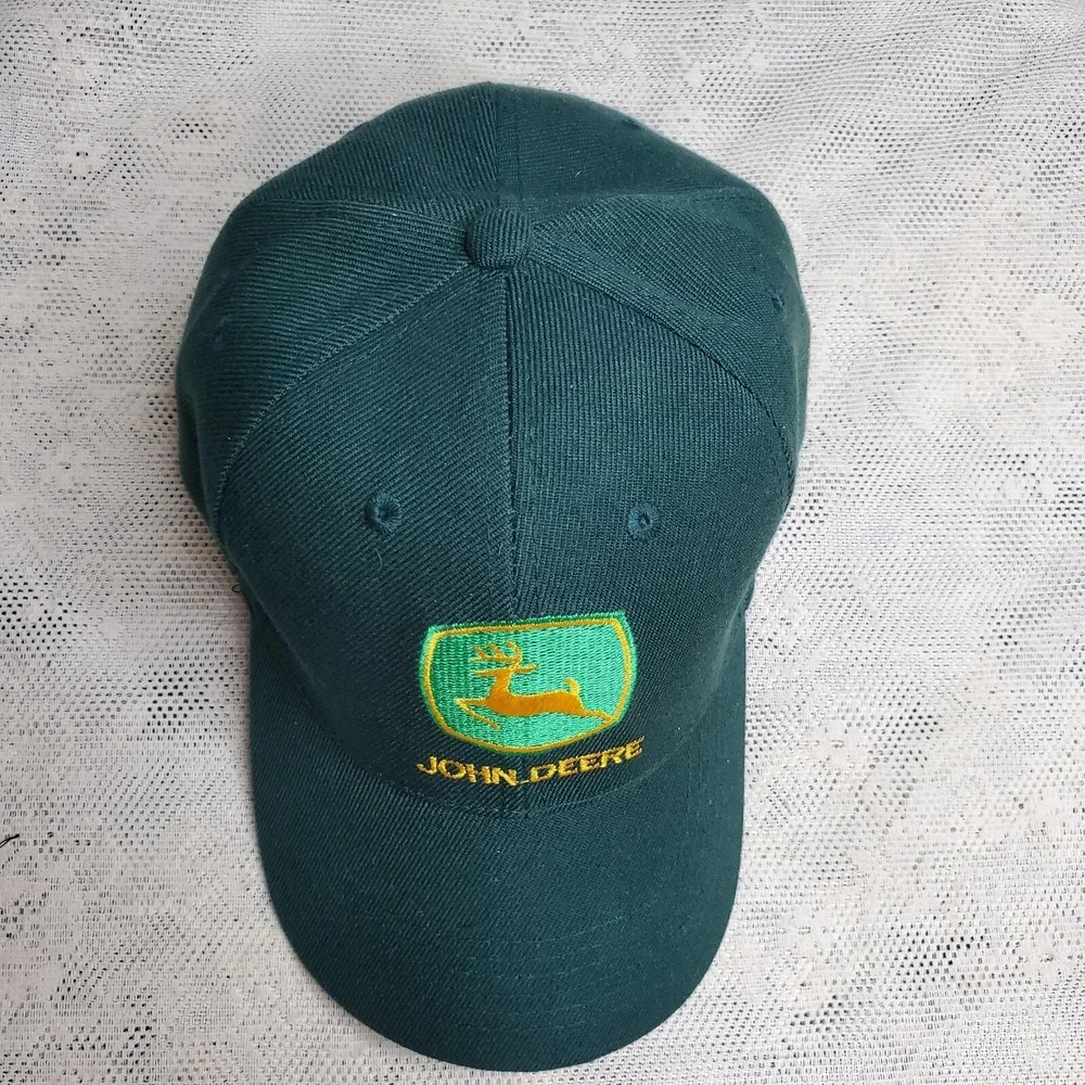 John deere hat cap Green Logo‎ Patch Embroidered 100% Cotton